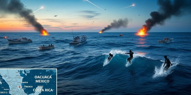 Le président colombien Gustavo Petro publie une carte indiquant où pourraient se trouver des survivants de bateaux soupçonnés de narco trafic bombardés par les USA dans le Pacifique Trois morts confirmés appel à recherche régionale   Viral Mag