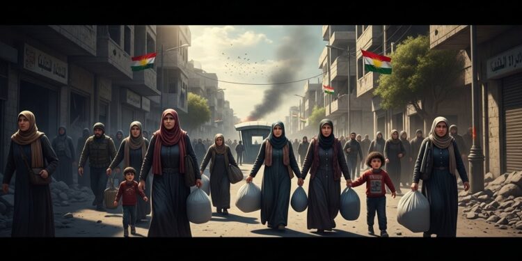 En pleine escalade à Alep les autorités syriennes ouvrent des couloirs humanitaires pour évacuer les civils des quartiers kurdes avant de reprendre les bombardements Une situation tendue qui révèle les fragilités dun accord fragile   Viral Mag