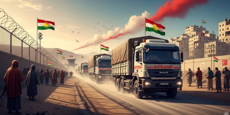 La Syrie ouvre un corridor humanitaire vers Kobané ville kurde assiégée alors que le cessez le feu avec les forces kurdes est prolongé Découvrez les enjeux humanitaires et géopolitiques actuels   Viral Mag