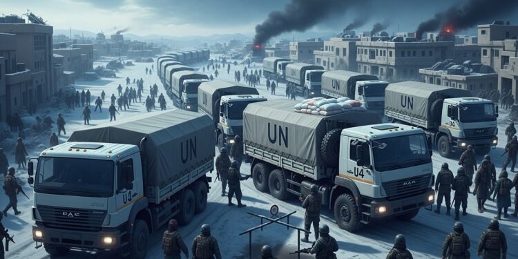 LONU parvient à acheminer une aide essentielle à Kobané ville kurde encerclée par larmée syrienne grâce à un cessez le feu prolongé Plongez dans les enjeux humanitaires et géopolitiques qui redessinent le nord de la Syrie   Viral Mag