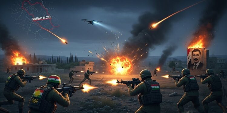 Nouveaux affrontements intenses entre forces kurdes et armée syrienne à lest dAlep après la reprise de la ville Ultimatum manifestations et craintes descalade dans une Syrie fragile   Viral Mag