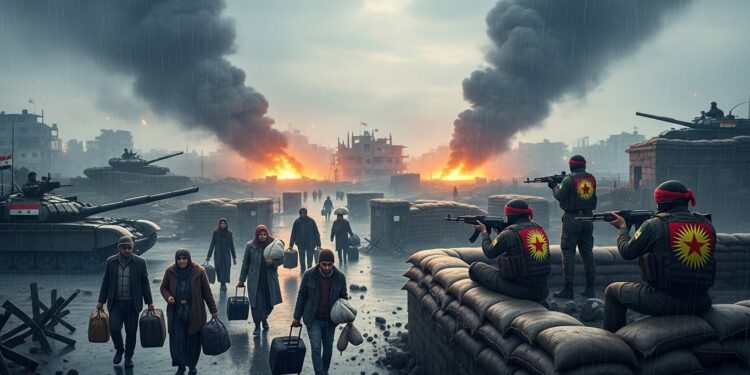 Tensions explosives à Alep  larmée syrienne reprend les bombardements sur les quartiers kurdes après le refus dévacuation Détails sur la crise les civils déplacés et les enjeux internationaux   Viral Mag