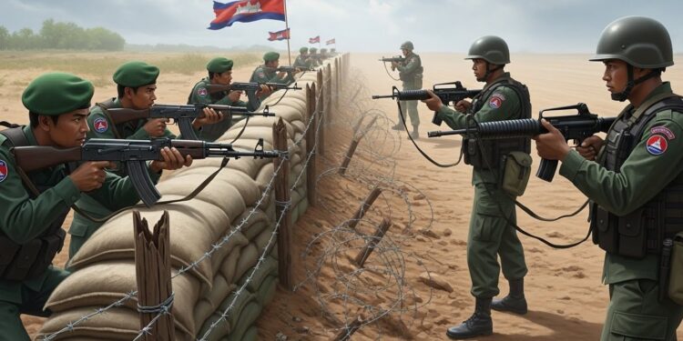 Tensions Frontalières Explosives entre Cambodge et Thaïlande - Viral Mag Le Cambodge exige le retrait immédiat des troupes thaïlandaises de son territoire après une trêve fragile Découvrez les enjeux dun conflit ancien qui menace la paix en Asie du Sud Est Viral Mag