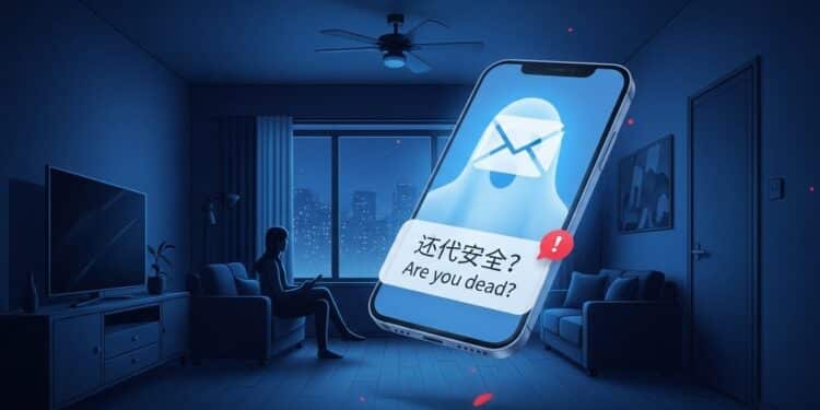 Découvrez Tes mort  lapplication chinoise qui alerte vos proches si vous disparaissez Face à la solitude croissante en Chine elle explose en popularité malgré son nom provocateur   Viral Mag