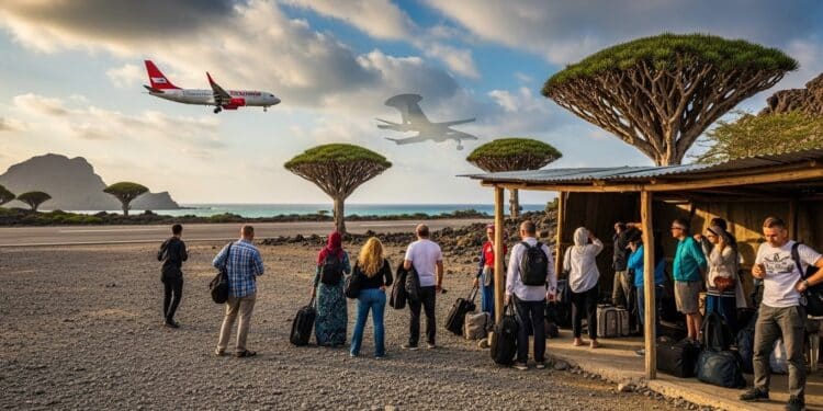Touristes Bloqués à Socotra : Évacuation Prévue Dès Mercredi - Viral Mag Plus de 400 touristes coincés sur lîle paradisiaque de Socotra au Yémen pourront rentrer à partir de mercredi via des vols spéciaux malgré les tensions persistantes dans le sud du pays Viral Mag