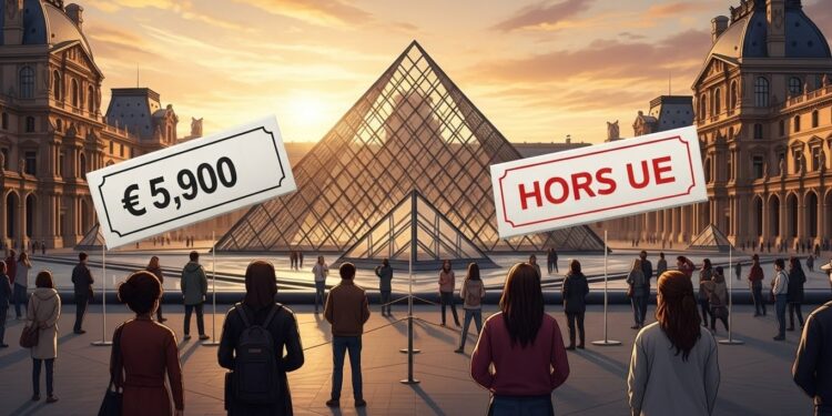 À partir de janvier 2025 les visiteurs extra européens paieront nettement plus cher pour entrer au Louvre Versailles et plusieurs monuments français Une mesure inédite qui divise   Viral Mag