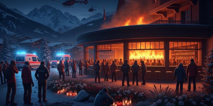 Une quarantaine de morts et plus de 100 blessés dans lincendie dun bar à Crans Montana lors du Nouvel An Neuf Français blessés huit disparus  le bilan choc et la solidarité franco suisse face à cette catastrophe   Viral Mag