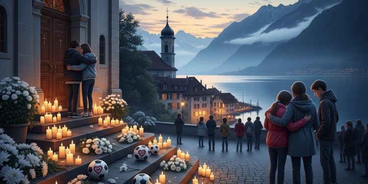 Découvrez le chagrin immense qui frappe Lutry après lincendie mortel de Crans Montana Une communauté entière endeuillée par la perte de ses adolescents lors du Nouvel An   Viral Mag