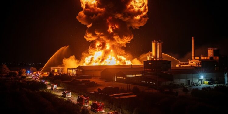 Explosion suivie dun incendie dans lusine Violanta près de Trikala  cinq employées tuées Enquête en cours sur une possible fuite de gaz Un drame qui endeuille la Grèce centrale   Viral Mag