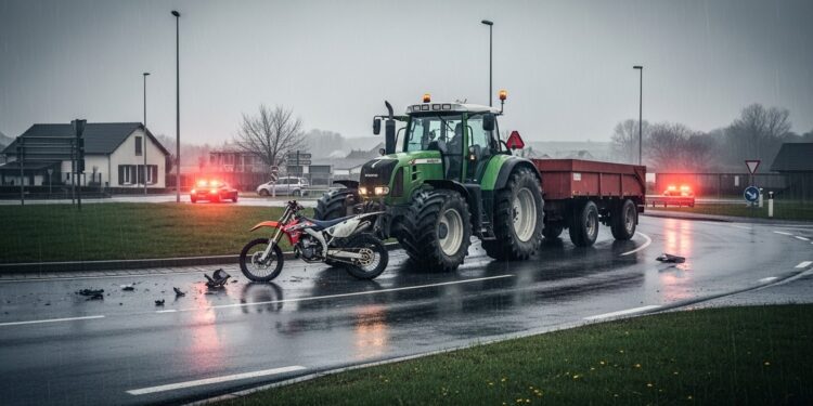 Tragédie à Villefranche-sur-Saône : Deux Jeunes Meurent en Moto - Viral Mag À Villefranche sur Saône un accident mortel impliquant une moto cross et un tracteur a coûté la vie à deux membres dune même famille Les détails de la course et de la surveillance policière révélés Viral Mag