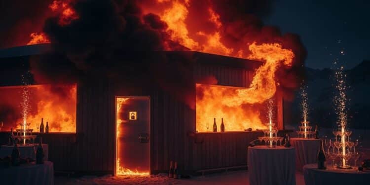 Tragédie de Crans-Montana : La Porte Verrouillée et les Questions Sans Réponse - Viral Mag Incendie meurtrier dans un bar de Crans Montana 40 victimes une porte verrouillée de lintérieur et des bougies scintillantes au cœur de lenquête Le témoignage du propriétaire français soulève de nombreuses interrogations Viral Mag