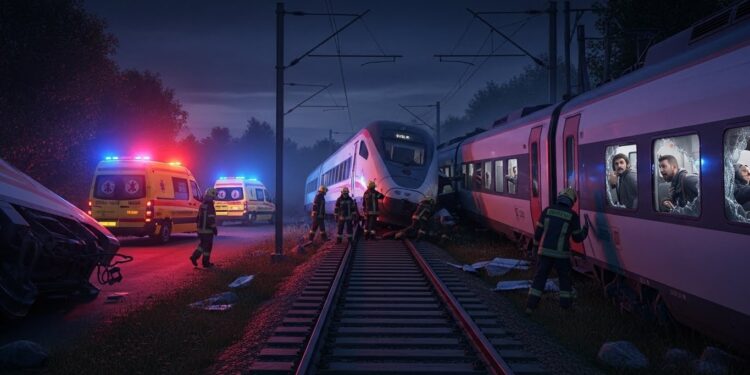 Dimanche soir deux trains à grande vitesse ont déraillé et collisionné près dAdamuz en Espagne Bilan  au moins 5 morts nombreux blessés Détails sur laccident dramatique en Andalousie   Viral Mag