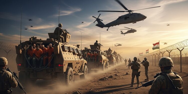 Les États Unis transfèrent jusquà 7000 détenus de lÉtat islamique de Syrie vers lIrak pour éviter des évasions massives au milieu des tensions kurdo syriennes Une opération cruciale pour la sécurité régionale   Viral Mag