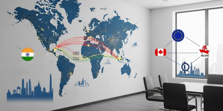 Face aux droits de douane de Trump lUE signe un accord majeur avec lInde tandis que Royaume Uni et Canada se rapprochent de la Chine pour diversifier leurs échanges et réduire les risques stratégiques   Viral Mag