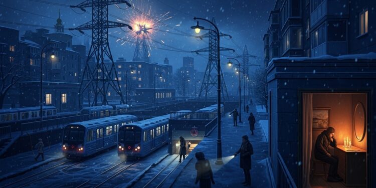 Ukraine et Moldavie touchées par une panne électrique majeure ce 31 janvier 2026 due à une défaillance technique Métro de Kiev arrêté régions privées de courant en plein hiver rude Détails et impacts   Viral Mag