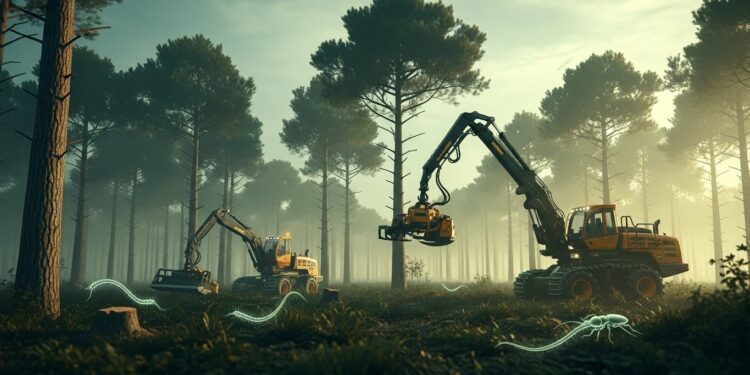 Premier foyer de nématode du pin détecté en France dans les Landes  abattage massif en cours pour protéger le massif forestier Découvrez lenjeu sanitaire et économique   Viral Mag