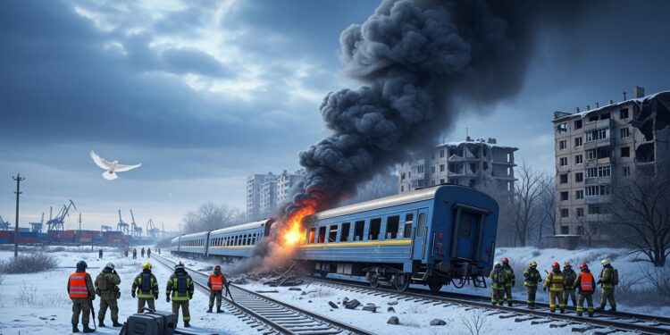 12 morts dans des frappes russes sur un train et Odessa malgré les pourparlers à Abou Dhabi Bilan humain lourd et dégâts énergétiques massifs en Ukraine   Viral Mag