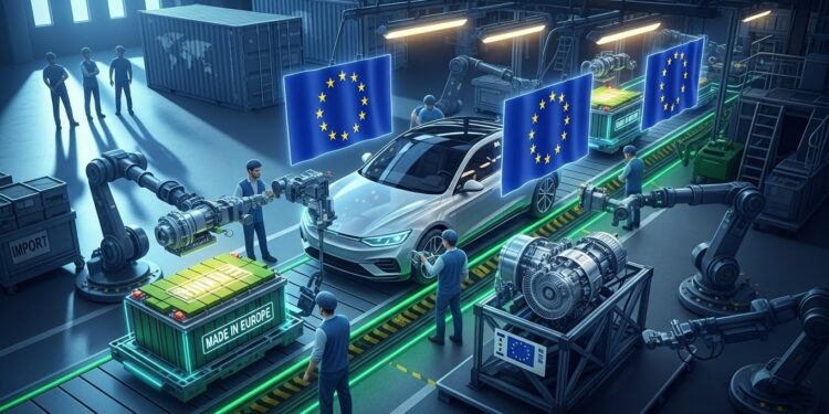 Équipementiers majeurs exigent 75 de contenu local pour véhicules électriques en UE afin de protéger lindustrie face à la concurrence mondiale Décision cruciale attendue de la Commission   Viral Mag