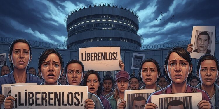 Au Venezuela après la capture de Nicolas Maduro les libérations de prisonniers politiques avancent au compte gouttes Familles épuisées manifestent et dénoncent lopacité du processus   Viral Mag