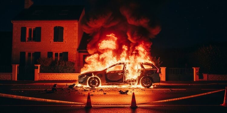 À Villers Saint Paul la voiture de ladjoint PS chargé de la tranquillité publique a été détruite par un explosif Un acte dintimidation qui soulève de graves questions sur la sécurité des élus locaux   Viral Mag