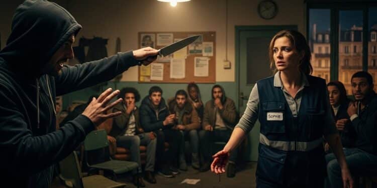 À Nîmes un homme sous obligation de quitter le territoire menace plusieurs personnes avec un couteau dans un centre daccueil Une salariée blessée témoigne de sa peur intense et des séquelles psychologiques durables   Viral Mag