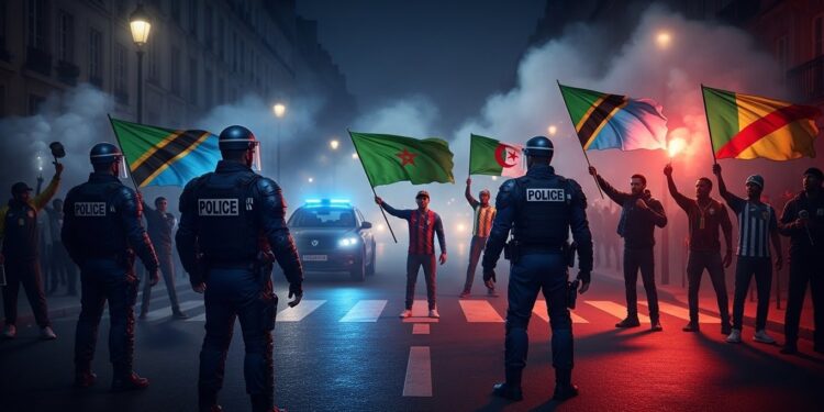 Découvrez pourquoi deux matchs des 8es de finale de la CAN inquiètent les forces de lordre en France Violences importées tensions communautaires et fatigue policière  un phénomène récurrent qui interroge   Viral Mag