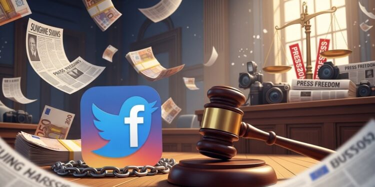 La justice française inflige une lourde sanction à X pour non respect des droits voisins Découvrez les détails de cette décision choc qui menace la plateforme dastreintes massives et soulève des questions cruciales sur la rémunération des contenus journalistiques   Viral Mag