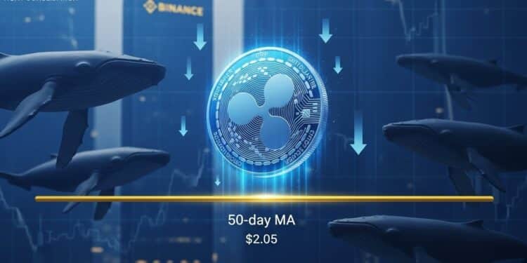 XRP maintient son support clé à 205 $ malgré un marché calme Les entrées massives de baleines sur Binance chutent à leur plus bas niveau depuis 2021 Analyse complète et perspectives 2026   Viral Mag