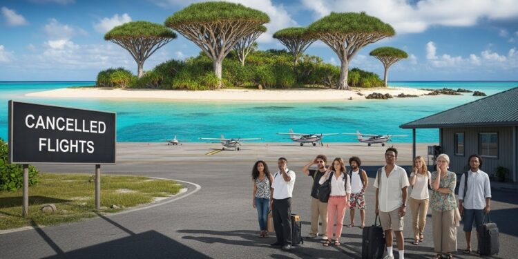 Plus de 400 touristes étrangers sont coincés sur lîle de Socotra au Yémen suite à lannulation des vols due aux tensions internes Découvrez les détails de cette situation inattendue sur ce joyau isolé   Viral Mag