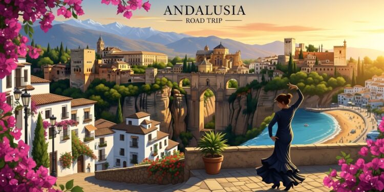Découvrez un itinéraire captivant pour visiter lAndalousie en 7 jours  Malaga Grenade Cordoue Ronda et Séville Soleil patrimoine mauresque et villages blancs vous attendent    Viral Mag