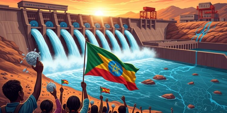 Le Premier ministre Abiy Ahmed affirme que le Grand Barrage de la Renaissance a été financé uniquement par les ressources éthiopiennes démentant les allégations de financement américain Un projet symbole de souveraineté face aux tensions régionales   Viral Mag