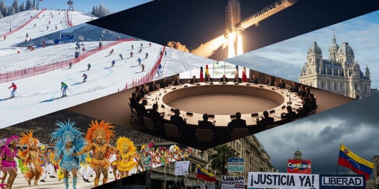 Découvrez lagenda mondial du 12 au 20 février 2026  JO dhiver 2026 en direct Munich Security Conference procès politiques majeurs lancements spatiaux et bouleversements climatiques   Viral Mag