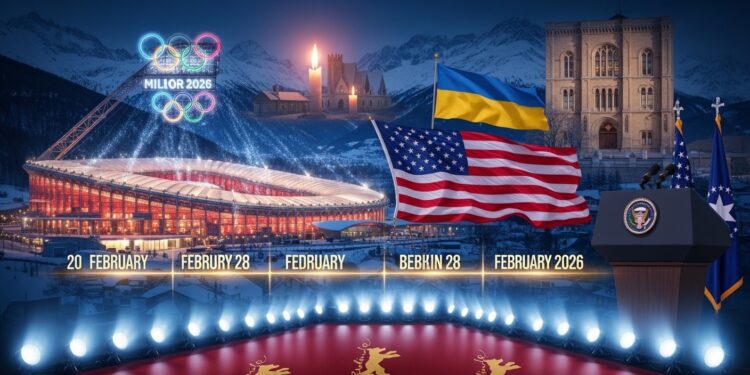 Découvrez lagenda international du 20 au 28 février 2026  JO dhiver à Milan 4e anniversaire guerre Ukraine discours Trump Berlinale et événements majeurs qui vont marquer la planète   Viral Mag