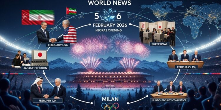 Découvrez lagenda international du 5 au 13 février 2026  JO dhiver à Milan pourparlers Iran USA élections majeures Super Bowl et Munich Security Conference Événements qui vont marquer lactualité mondiale   Viral Mag
