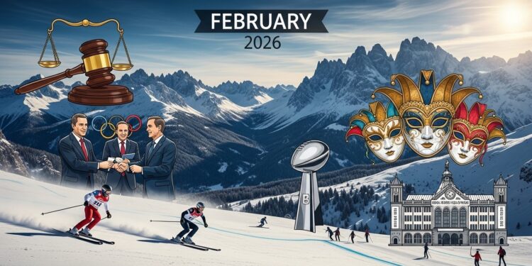 Découvrez lagenda mondial du 9 au 17 février 2026  JO dhiver en Italie procès sensibles sommets géopolitiques résultats dentreprises et Saint Valentin festive Un programme chargé    Viral Mag