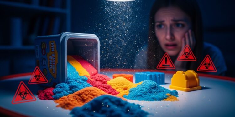 La DGCCRF suspend la vente des jouets à base de sable suite à la présence damiante Parents ne plus utiliser ces produits Risques rappels et précautions expliqués   Viral Mag