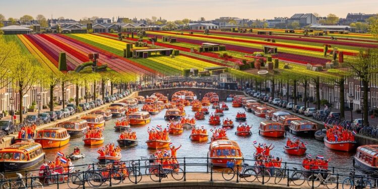 Amsterdam en Avril 2026 : Climat, Événements et Astuces - Viral Mag Découvrez pourquoi avril reste lun des meilleurs mois pour visiter Amsterdam tulipes en folie Kings Day géant Keukenhof météo printanière et affluence maîtrisable avec nos conseils 2026 Viral Mag