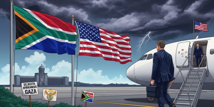 Le nouvel ambassadeur américain Leo Brent Bozell arrive en Afrique du Sud sur fond de crise diplomatique majeure avec Washington Tensions autour dIsraël Afrikaners et sanctions économiques   Viral Mag