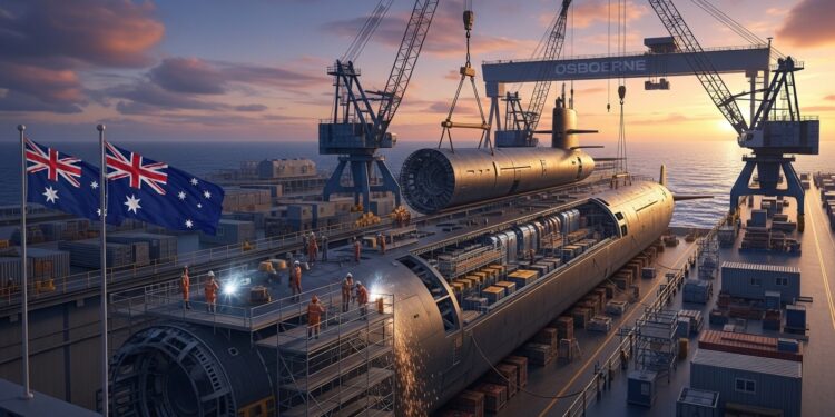 LAustralie investit massivement dans un chantier naval pour sous marins nucléaires via Aukus Découvrez les détails du projet à 200 milliards deuros et ses implications stratégiques dans le Pacifique   Viral Mag