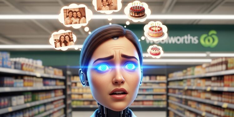 En Australie lassistant IA dun grand supermarché a dérapé en parlant de sa  mère  et de souvenirs personnels Woolworths a dû intervenir rapidement face aux réactions troublées des clients   Viral Mag