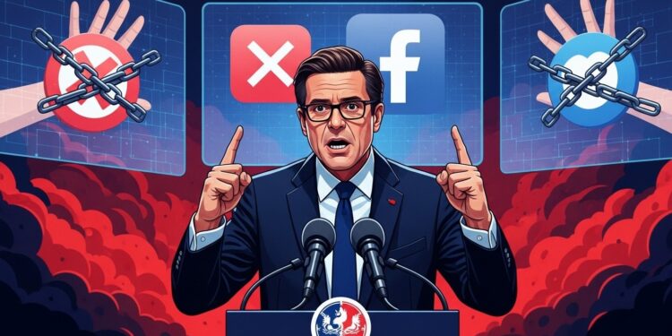 Jean Noël Barrot propose une régulation stricte des plateformes numériques pour contrer linfluence dune internationale réactionnaire avant 2027 Polémique sur la liberté dexpression   Viral Mag