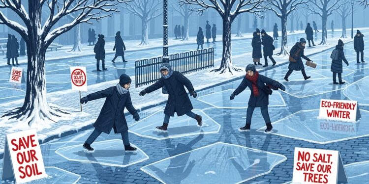 À Berlin une vague de froid intense transforme les trottoirs en patinoires Linterdiction du sel de déneigement confirmée par la justice suscite une vive polémique entre sécurité publique et protection environnementale Décryptage dune controverse hivernale   Viral Mag