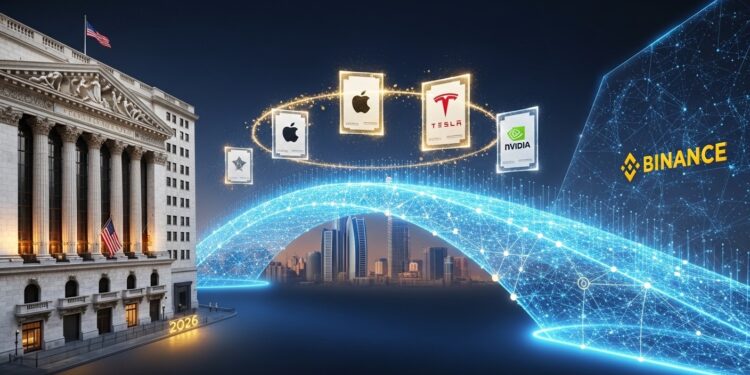 Binance intègre les actions tokenisées dOndo sur sa plateforme Alpha  Apple Tesla Nvidia et QQQ accessibles avec frais réduits Une avancée majeure pour les RWA en 2026   Viral Mag