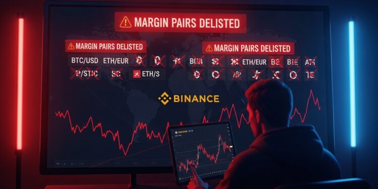 Binance Supprime 19 Paires de Margin : Impacts et Conseils - Viral Mag Binance annonce la suppression de 19 paires margin le 26 février 2026 pour raisons de liquidité et de risque Découvrez les paires concernées les conséquences pour les traders et comment vous préparer efficacement Viral Mag