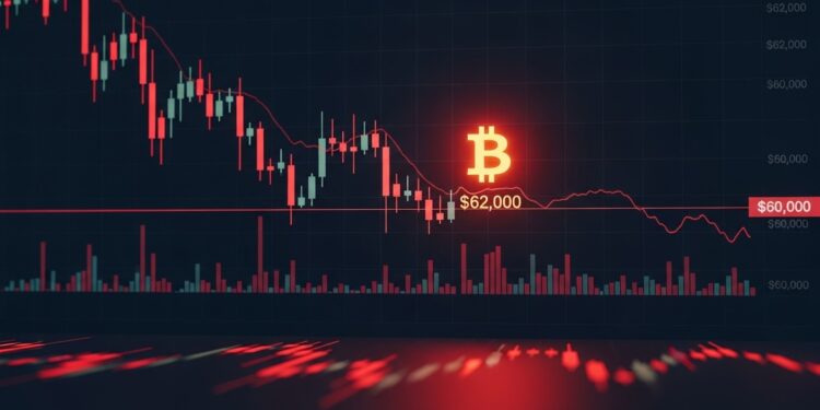 Bitcoin parvient à tenir la barre des 62 000 $ mais labsence de volume convaincant lors du rebond actuel laisse planer le doute sur la solidité de la reprise Analyse technique détaillée   Viral Mag