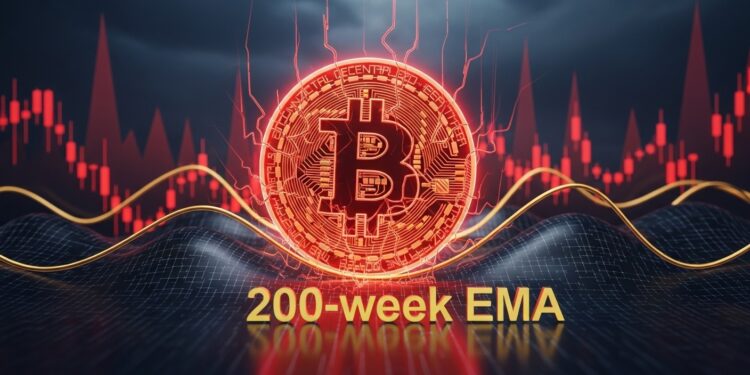 Bitcoin frôle un support technique décisif  la 200 week EMA Un analyste alerte sur un possible effondrement de 30 à 60  si ce niveau historique est perdu Décryptage complet   Viral Mag