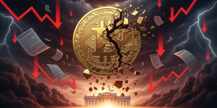 Bitcoin Plonge : Tarifs et Crainte Font Chuter le BTC - Viral Mag Bitcoin chute sous les 74 000 $ en février 2026 suite aux déclarations sur les tarifs douaniers et un sentiment très baissier Analyse des causes supports clés et perspectives pour les investisseurs crypto Viral Mag