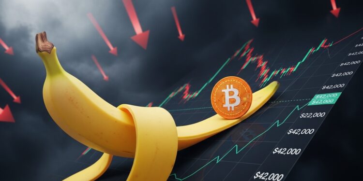 Peter Brandt alerte  Bitcoin nest quà un pas de 42 000 $ Analyse des cycles baissiers historiques et du support  banana peel  dans un marché crypto en chute libre   Viral Mag