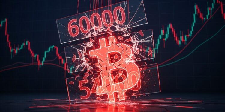 Le Bitcoin chute lourdement et teste des supports techniques majeurs La 21 week EMA saffaiblit et les 60 000 $ risquent de céder Analyse complète de la correction actuelle et des scénarios à venir   Viral Mag