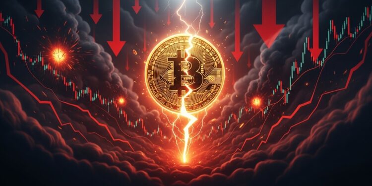 Un stratège de Bloomberg alerte sur un possible effondrement du Bitcoin jusquà 10 000 dollars en 2026 Liquidations massives stress macroéconomique et signes de capitulation  analyse complète   Viral Mag